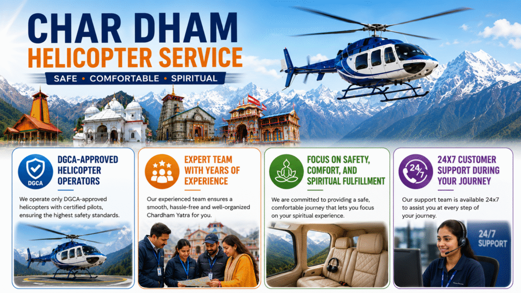 Char Dham Helicopter Service from Dehradun​