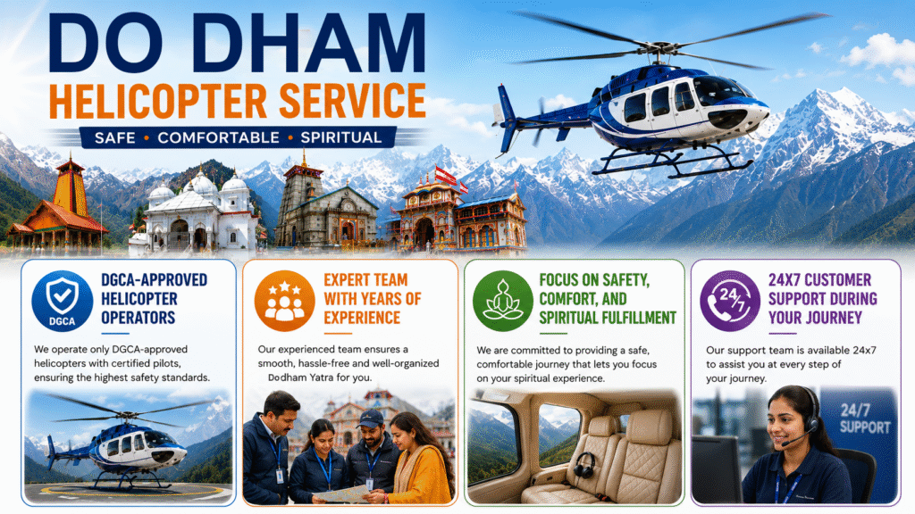 Do Dham Yatra by Helicopter 2N - 3D